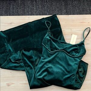 Womens Velvet Elegant Maxi Dress